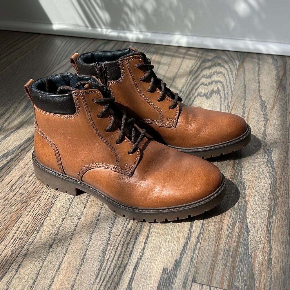 Johnston & Murphy Boys Toddler 13M Leather Boots